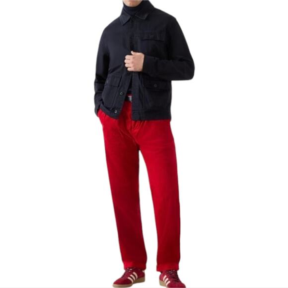 Polo Ralph Lauren Men's Stretch Straight Fit RED Corduroy Pants 38 x 32 NWT - Picture 1 of 15